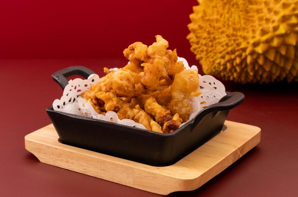 創(chuàng)意新品丨榴蓮酥肉，吃一口就忘不掉的味道！
