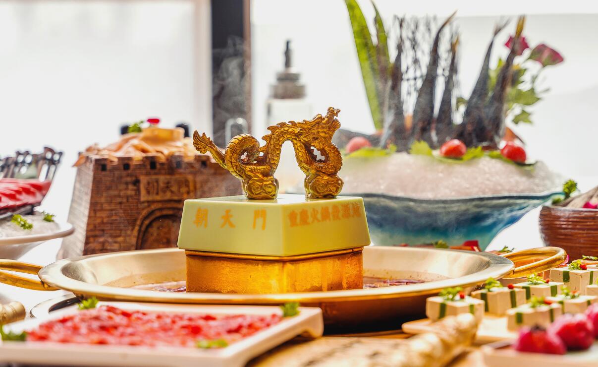 黃瓜條圣誕樹(shù)，圣誕氣氛火鍋菜品，氛圍感拉滿(mǎn)！