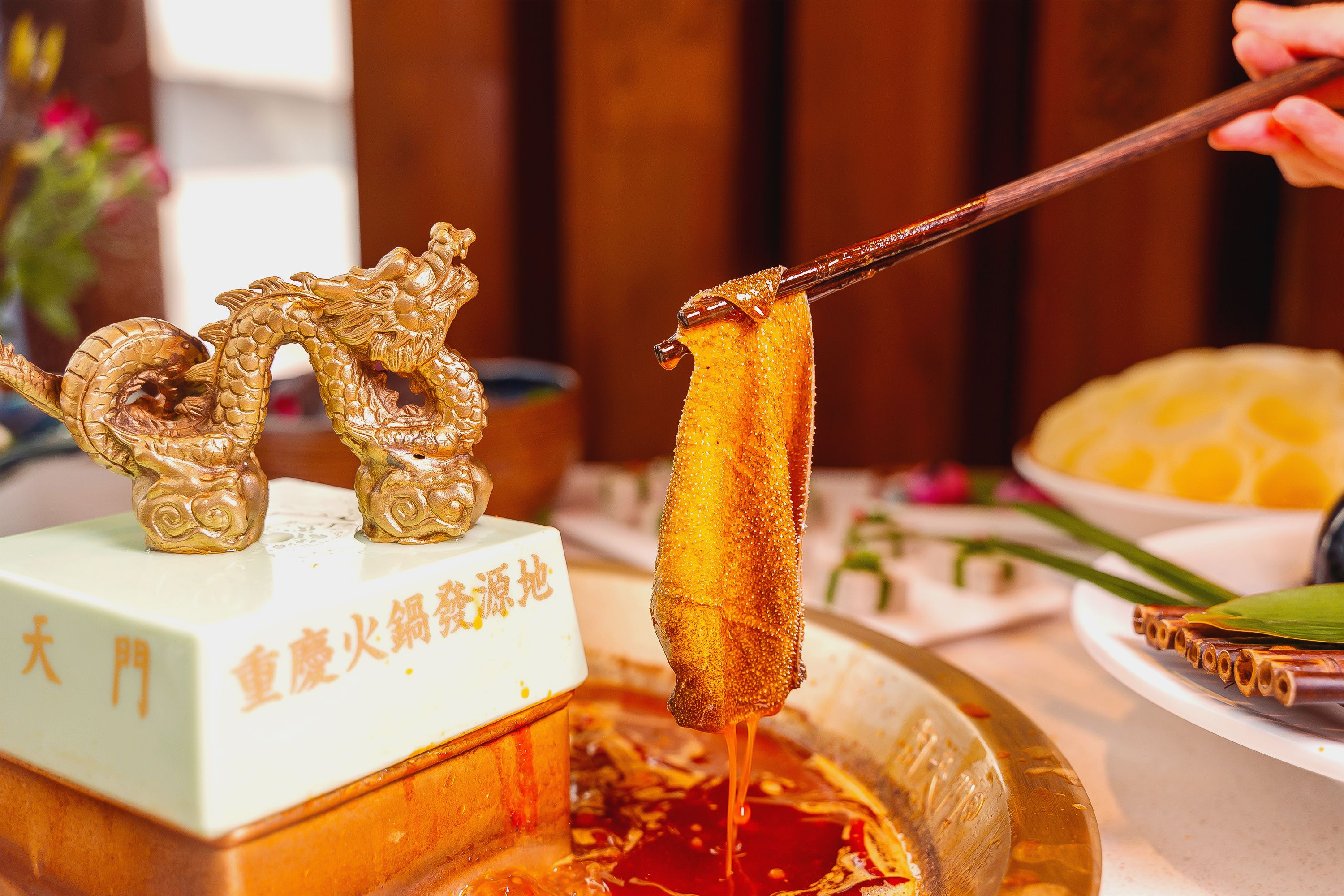 重慶火鍋加盟店，為什么毛肚如此受歡迎？